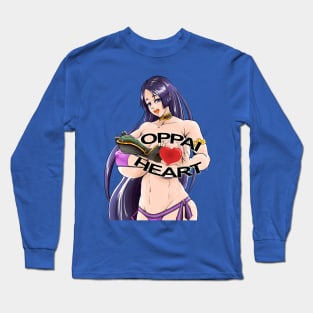 Oppai Heart Mouse Long Sleeve T-Shirt